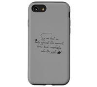 Citation de Gatsby Great « So We Beat on » - Typographie du Manuscrit Coque pour iPhone SE (2020) / 7/8