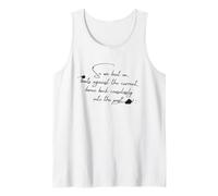 Citation de Gatsby Great « So We Beat on » - Typographie du Manuscrit Débardeur