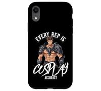 Citation de gym Every Rep Is Cosplay Accuracy Coque pour iPhone XR