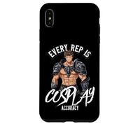 Citation de gym Every Rep Is Cosplay Accuracy Coque pour iPhone XS Max