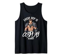 Citation de gym Every Rep Is Cosplay Accuracy Débardeur