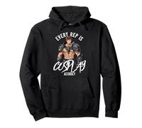 Citation de gym Every Rep Is Cosplay Accuracy Sweat à Capuche