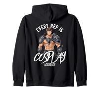 Citation de gym Every Rep Is Cosplay Accuracy Sweat à Capuche