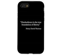 Citation de Henry David Thoreau Foundation of Liberty Coque pour iPhone SE (2020) / 7/8