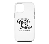 Citation de Hold on God Knows What He's Doing Christian Coque pour iPhone 12/12 Pro