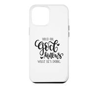Citation de Hold on God Knows What He's Doing Christian Coque pour iPhone 12 Pro Max