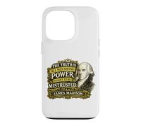 Citation de James Madison Power Ought to Be Mistrusted Coque pour iPhone 13 Pro