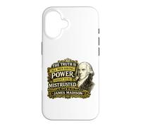 Citation de James Madison Power Ought to Be Mistrusted Coque pour iPhone 16