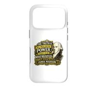 Citation de James Madison Power Ought to Be Mistrusted Coque pour iPhone 17 Pro