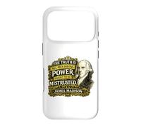 Citation de James Madison Power Ought to Be Mistrusted Coque pour iPhone 17 Pro