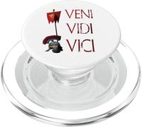 Citation de Jules César Veni Vidi Vici Aigle Légion Romaine PopSockets PopGrip pour MagSafe