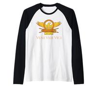 Citation de Jules César - Veni Vidi Vici - Histoire Romaine Antique Manche Raglan