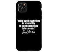 Citation de Karl Marx : à chacun selon ses besoins en capacité Coque pour iPhone 11 Pro Max