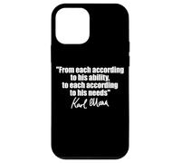 Citation de Karl Marx : à chacun selon ses besoins en capacité Coque pour iPhone 12 mini