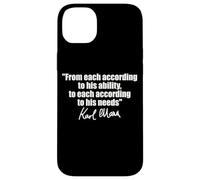 Citation de Karl Marx : à chacun selon ses besoins en capacité Coque pour iPhone 14 Plus
