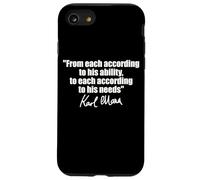 Citation de Karl Marx : à chacun selon ses besoins en capacité Coque pour iPhone SE (2020) / 7 / 8