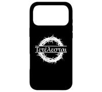 Citation de la Bible Grecque Tetelestai ES ist vollbracht Jesus Coque pour iPhone 17 Pro Max