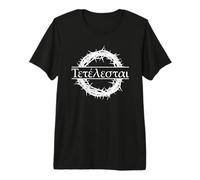Citation de la Bible Grecque Tetelestai « It is Accomplished Jesus » T-Shirt Haut de Gamme