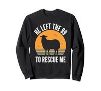 Citation de la Bible « He Left The 99 to Rescue Me » Christian Jesus Sweatshirt
