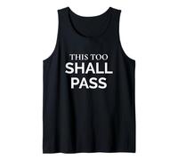 Citation de la Sagesse stoïque This Too Shall Pass Débardeur