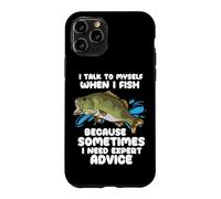 Citation de la Saison de pêche à la Ligne I Talk to Myself When I Fish Coque pour iPhone 11 Pro