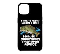 Citation de la Saison de pêche à la Ligne I Talk to Myself When I Fish Coque pour iPhone 13