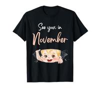 Citation de l'annonce de Grossesse de bébé de Novembre pour Maman T-Shirt