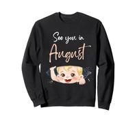 Citation de l'annonce de Grossesse pour bébé « Mom to Be August » Sweatshirt