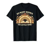 Citation de Lecteur Vintage So Many Books But So Little Time T-Shirt
