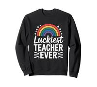 Citation de l'éducateur « Luckiest Teacher Ever Classroom Proud » Sweatshirt