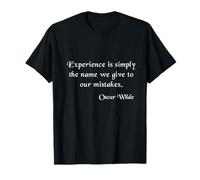 Citation de l'expérience Oscar Wilde T-Shirt