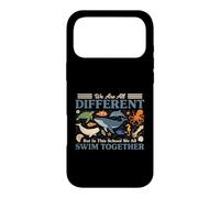 Citation de l'océan We are Different But We All Swim Together Coque pour iPhone 17 Pro Max