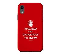 Citation de Lord Byron Mad, Bad and Dangerous to Know Coque pour iPhone XR