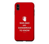 Citation de Lord Byron Mad, Bad and Dangerous to Know Coque pour iPhone XS Max