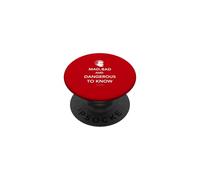 Citation de Lord Byron Mad, Bad and Dangerous to Know PopSockets PopGrip Adhésif