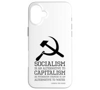 Citation de Ludwig Von Mises - Philosophie libertaire - Socialisme Coque pour iPhone 16 Plus