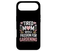 Citation de Maman fatiguée avec Une Passion pour Le Jardinage Coque pour iPhone Air