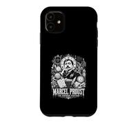 Citation de Marcel Proust Time Remembers Everything Coque pour iPhone 11