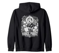 Citation de Marcel Proust Time Remembers Everything Sweat à Capuche