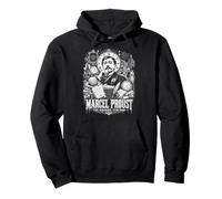 Citation de Marcel Proust Time Remembers Everything Sweat à Capuche