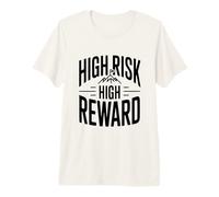 Citation de Motivation à Haut Risque et récompense élevée T-Shirt Haut de Gamme