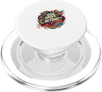 Citation de Motivation Abstraite « Rise Above and Beyond » - S35 PopSockets PopGrip pour MagSafe