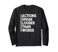 Citation de Motivation Actions Speak Louder Than Words Manche Longue