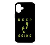 Citation de Motivation Amusante Keep Going Cadeau de Croissance Coque pour iPhone 16 Plus