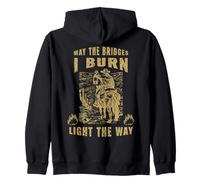 Citation de Motivation Amusante Que Les ponts Que Je brûle Sweat à Capuche