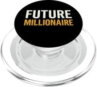 Citation de Motivation audacieuse Future Millionaire PopSockets PopGrip pour MagSafe