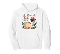 Citation de Motivation avec Chat Mignon Be Yourself Sweat à Capuche