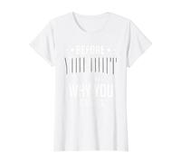 Citation de Motivation « Before You Quit Remember Why You Started » T-Shirt Graphique avec Valeur, Femme, Blanc, XS