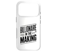 Citation de Motivation Billionaire in The Making Coque pour iPhone 17 Pro