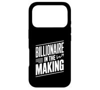 Citation de Motivation Billionaire in The Making Coque pour iPhone 17 Pro